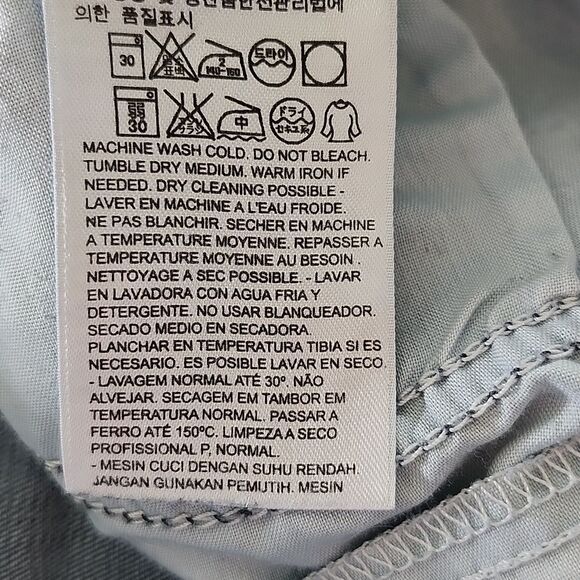 Levi's Slimming Straight Medium Blue Denim Jeans, Size 31 (12) - Picture 10 of 11